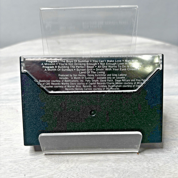 DON HENLEY - BUILDING THE PERFECT BEAST CASSETTE TAPE ALBUM - Picture 2 of 3